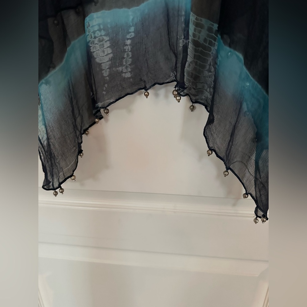 Soft Surrounding Blue Ruana - Picture 8 of 8